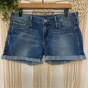 TRUE RELIGION Cassie Rolled Denim‎ Jean Shorts Size 30
